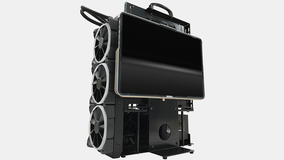 Open Frame Pc Case Launches With Monitor Mounting Tom S Hardware