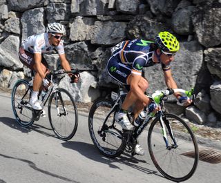 Ivan Gutierrez escape, Tour de Suisse 2011, stage two