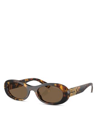 Miu Miu, Oval Sunglasses