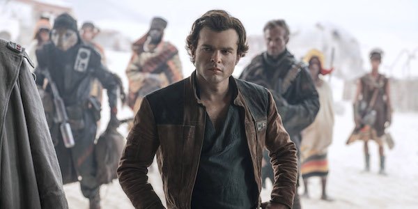 Alden Ehrenreich as Han Solo in Solo: A Star Wars Story