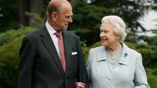 Queen Elizabeth and Prince Philip celebrate their Diamond Wedding Anniversary in November 2007