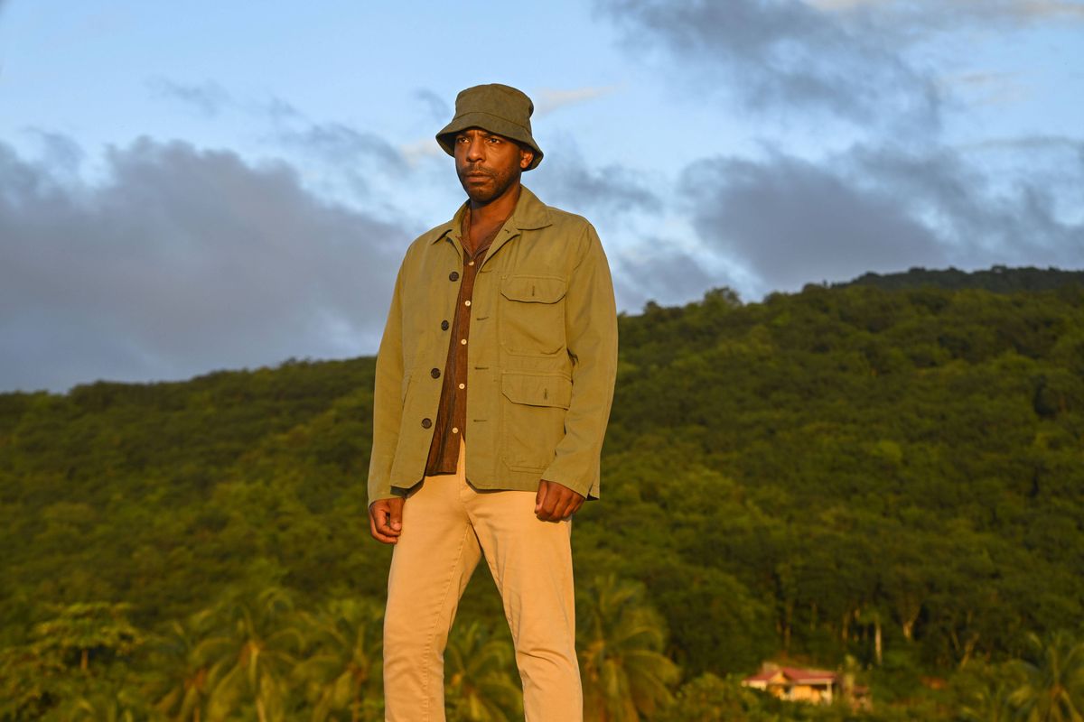 Death in Paradise season 14 episode 7 Mervin looks into the distance