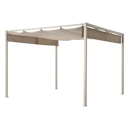 HammarÖn Pergola - Grey-Beige/dark Grey-Beige 300x300 Cm