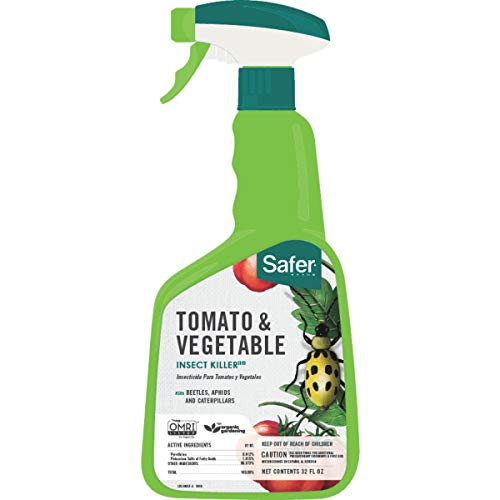 Amazon.com : Safer Brand 5085-6 Tomato & Vegetable Insect Killer, 32 Oz : Insect Repellents : Patio, Lawn & Garden