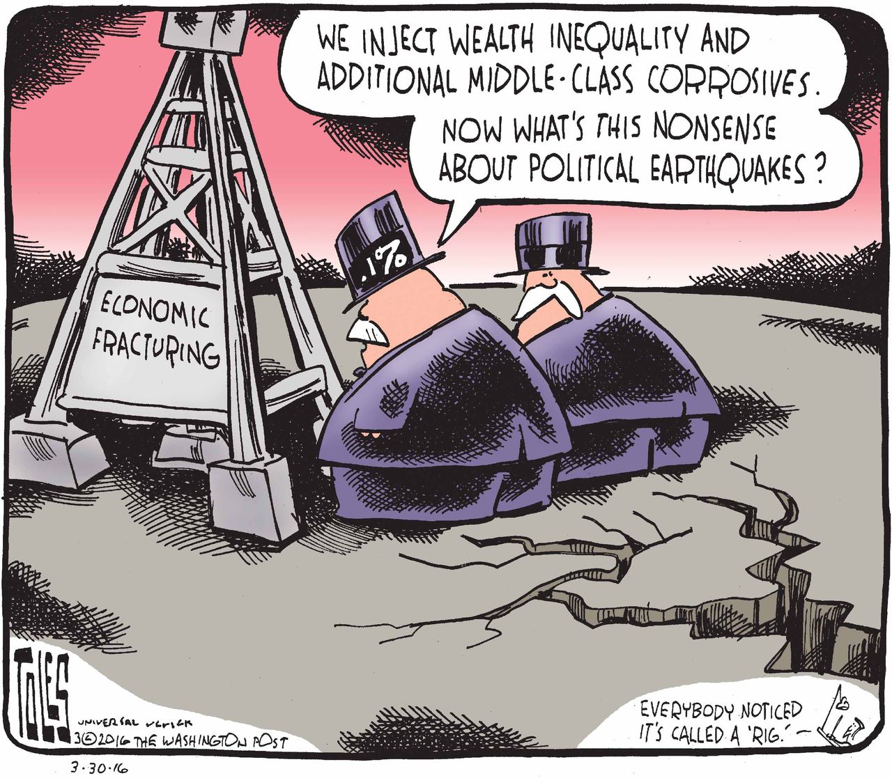 Political Cartoon U.S. GOP Elite