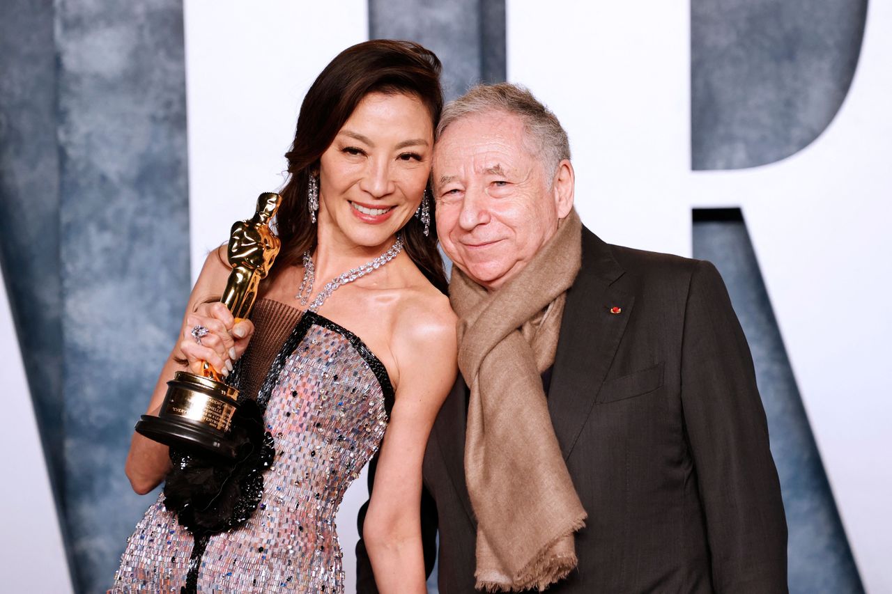 Michelle Yeoh and Jean Todt