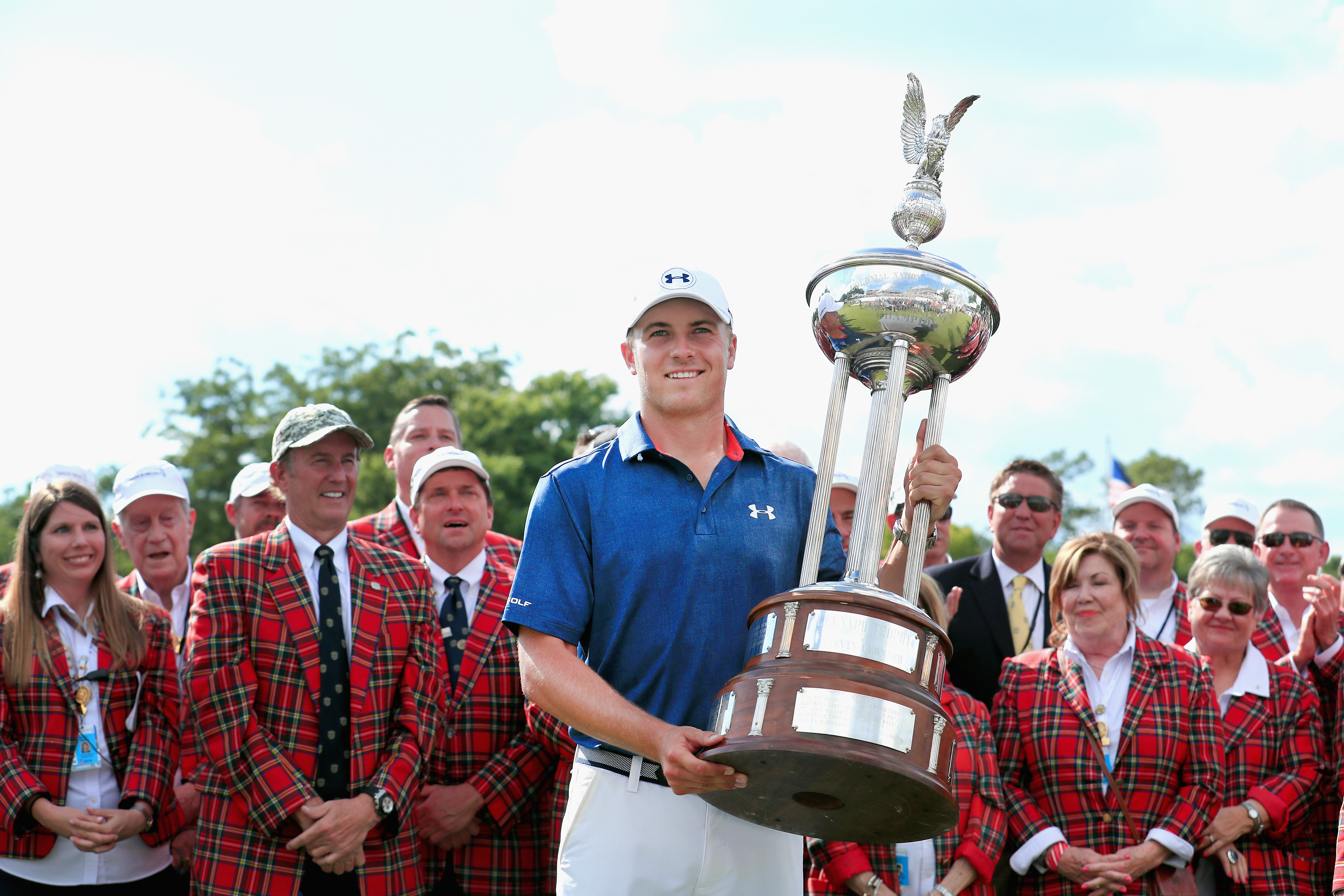 Jordan Spieth during the Final Round of the DEAN &amp;amp; DELUCA Invitational at Colonial Country Club on May 29, 2016 in Fort Worth, Texas.