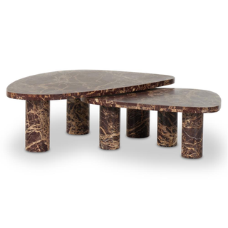 nesting marble coffee tables