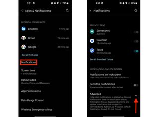 How to view your Android notification history