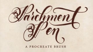 Procreate brushes: The Parchment Pen