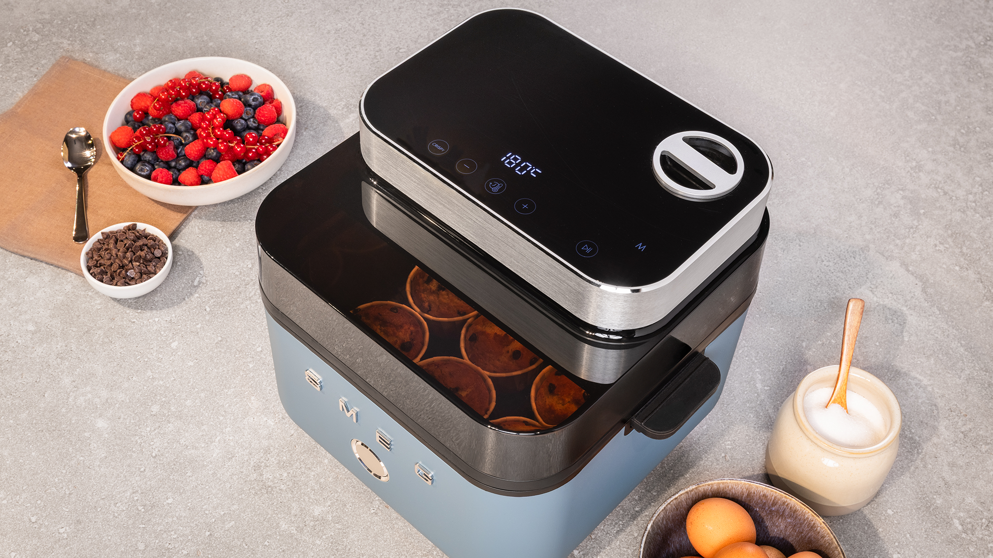 Smeg air fryer viewing window