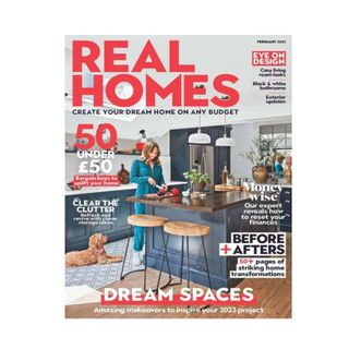 Real Homes magazine Coffee table book cut out