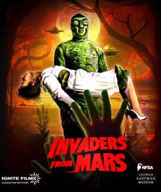 Promotional poster for 'Invaders From Mars'