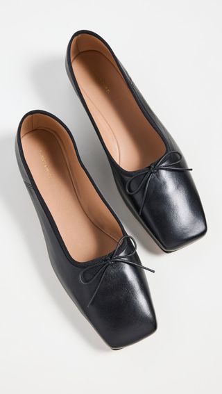 Square Toe Ballerina Flats