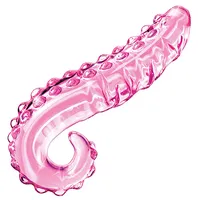 pink glass tentacle sex toy