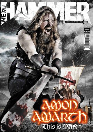 The cover of Metal Hammer issue 188 featuring Amon Amarth