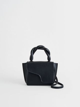 Montalbano Black Leather/nappa Mini Handbag