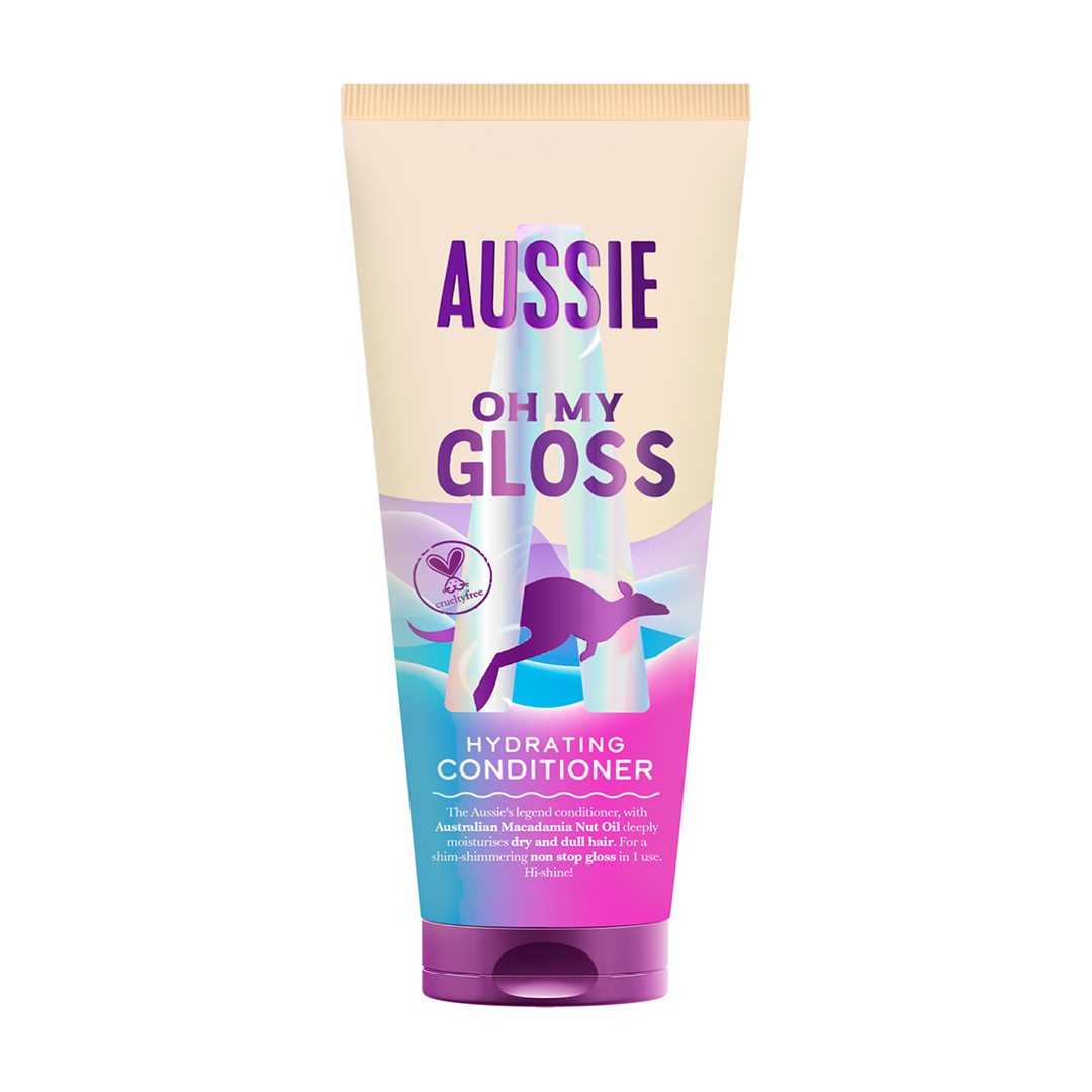Aussie, Aussie Oh My Gloss Hydrating Conditioner 275ml. Softens and Smooths Dry Hair
