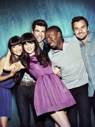 a promo shot for new girl of jess ceci and the guys