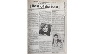 What Hi-Fi? January 1984 album review page