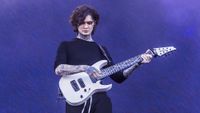 American guitarist Tim Henson of the band Polyphia performs live on stage at the annual Rock Am Ring festival at Nuerburgring on June 09, 2024 in Nuerburg, Germany