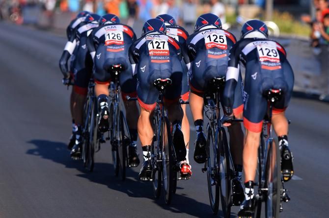 IAM Cycling in the Vuelta a Espa&ntilde;a team time trial