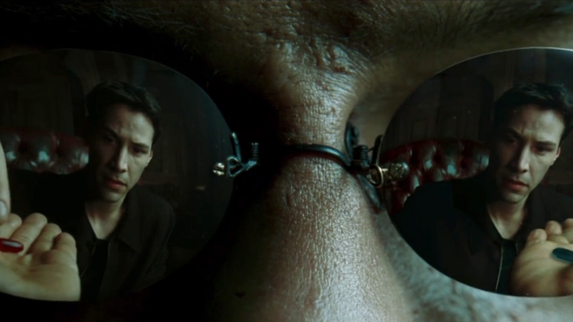 Morpheus and Neo discuss the nature of The Matrix and Reality in the classic 1999 hit sci-fi film, The Matrix.