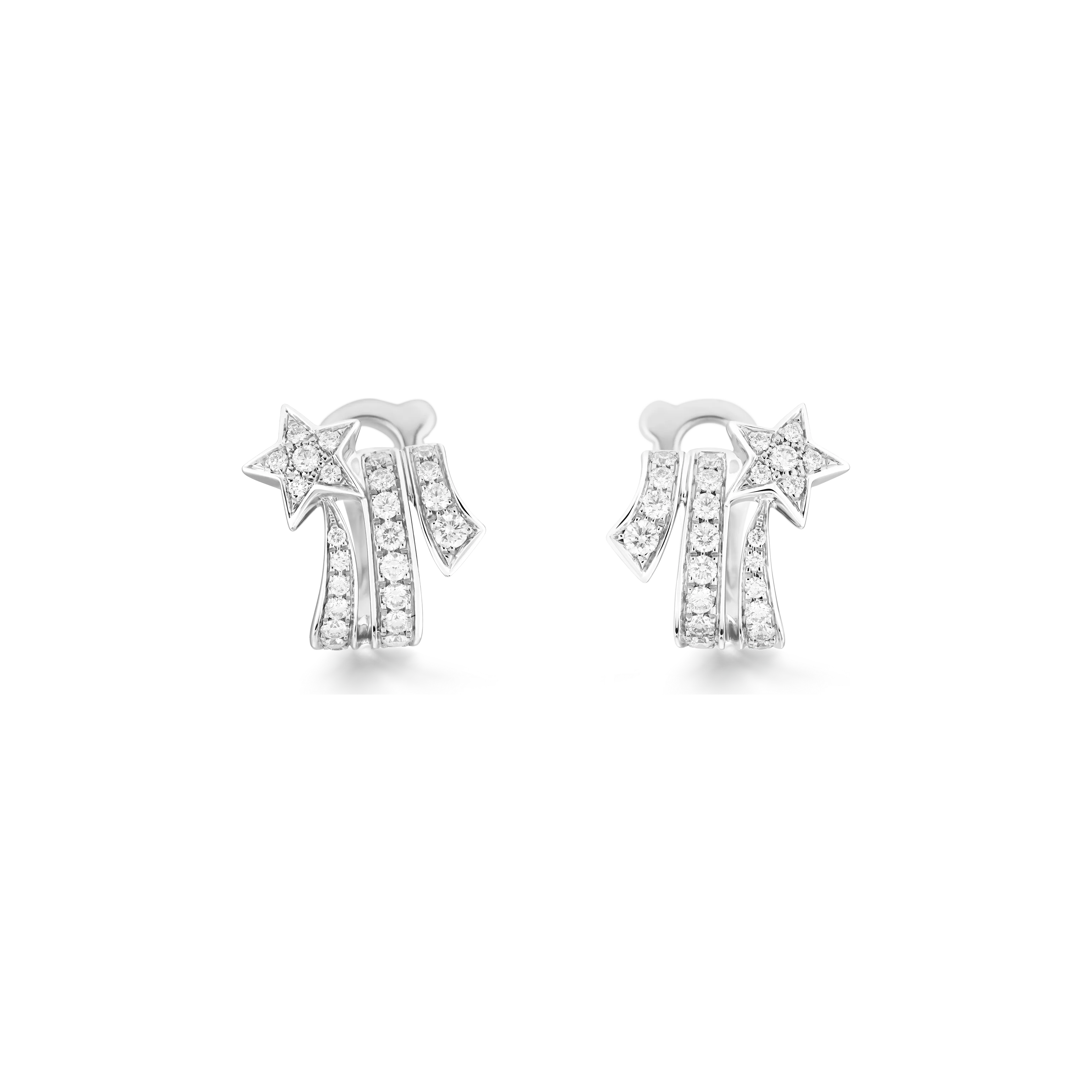 Chanel, &amp;Eacute;toile Filante Earrings in 18K White Gold