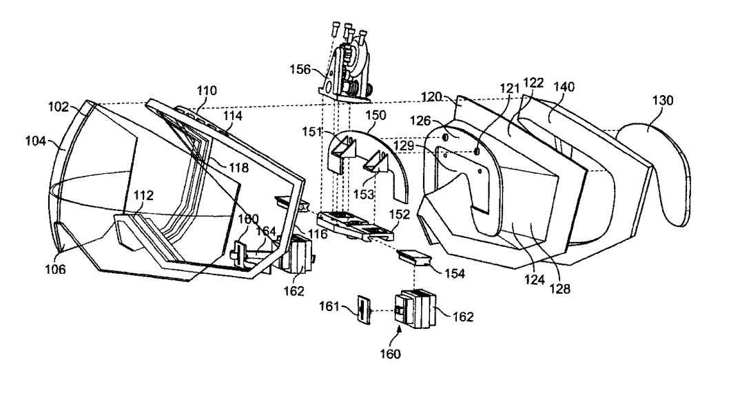 Apple head-mounted display patent