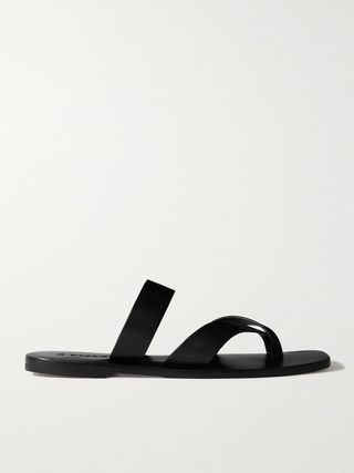 Carter Leather Slides