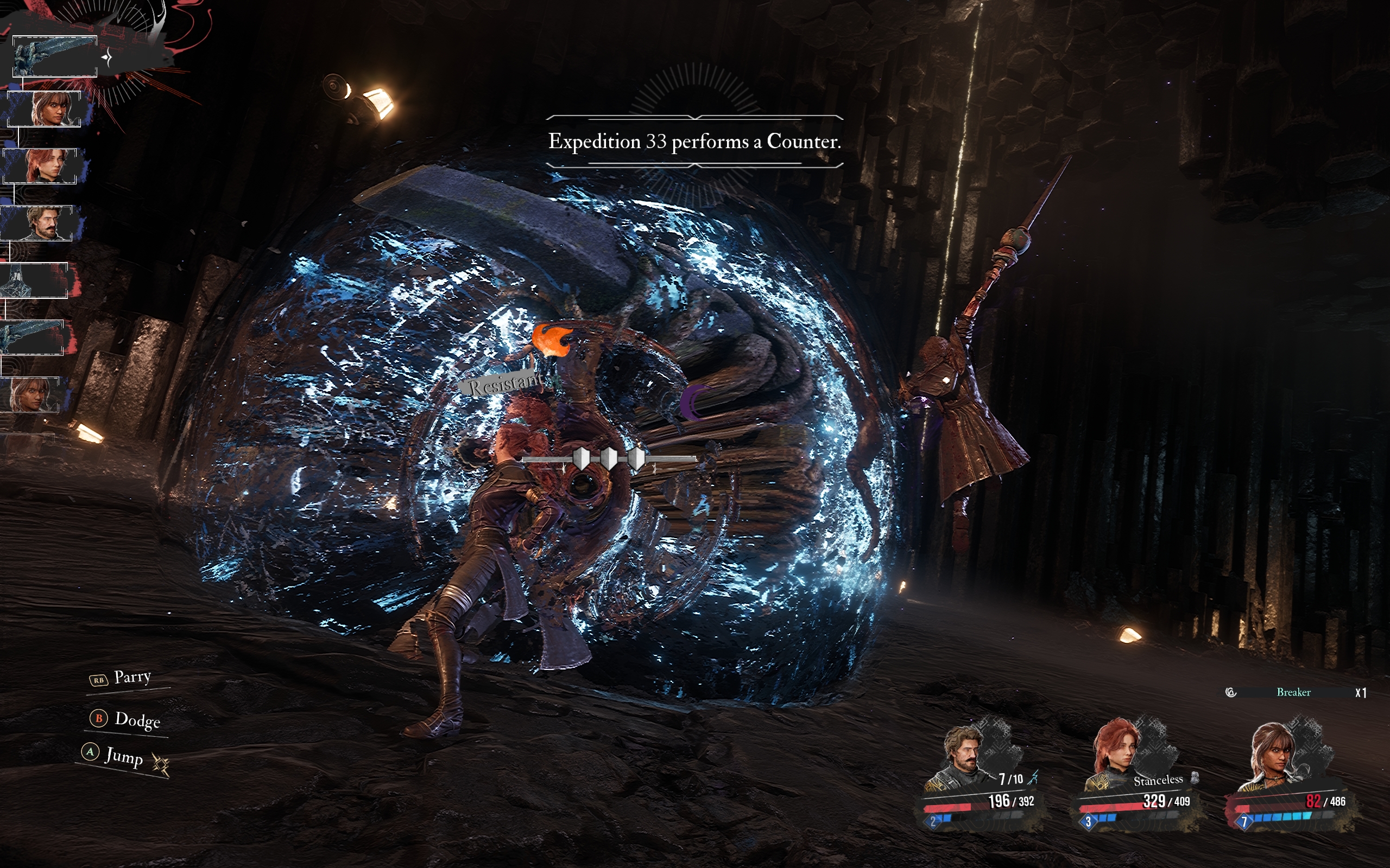 Clair Obscur combat