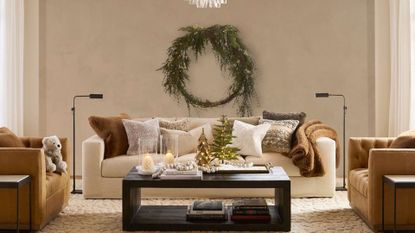 Christmas sitting room