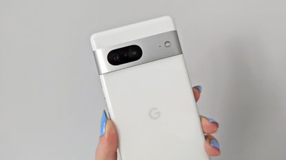 Google Pixel 7 review: phone camera close up