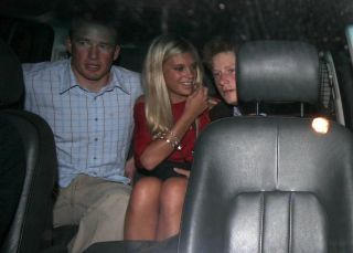 Prince Harry, Chelsy Davy and friend