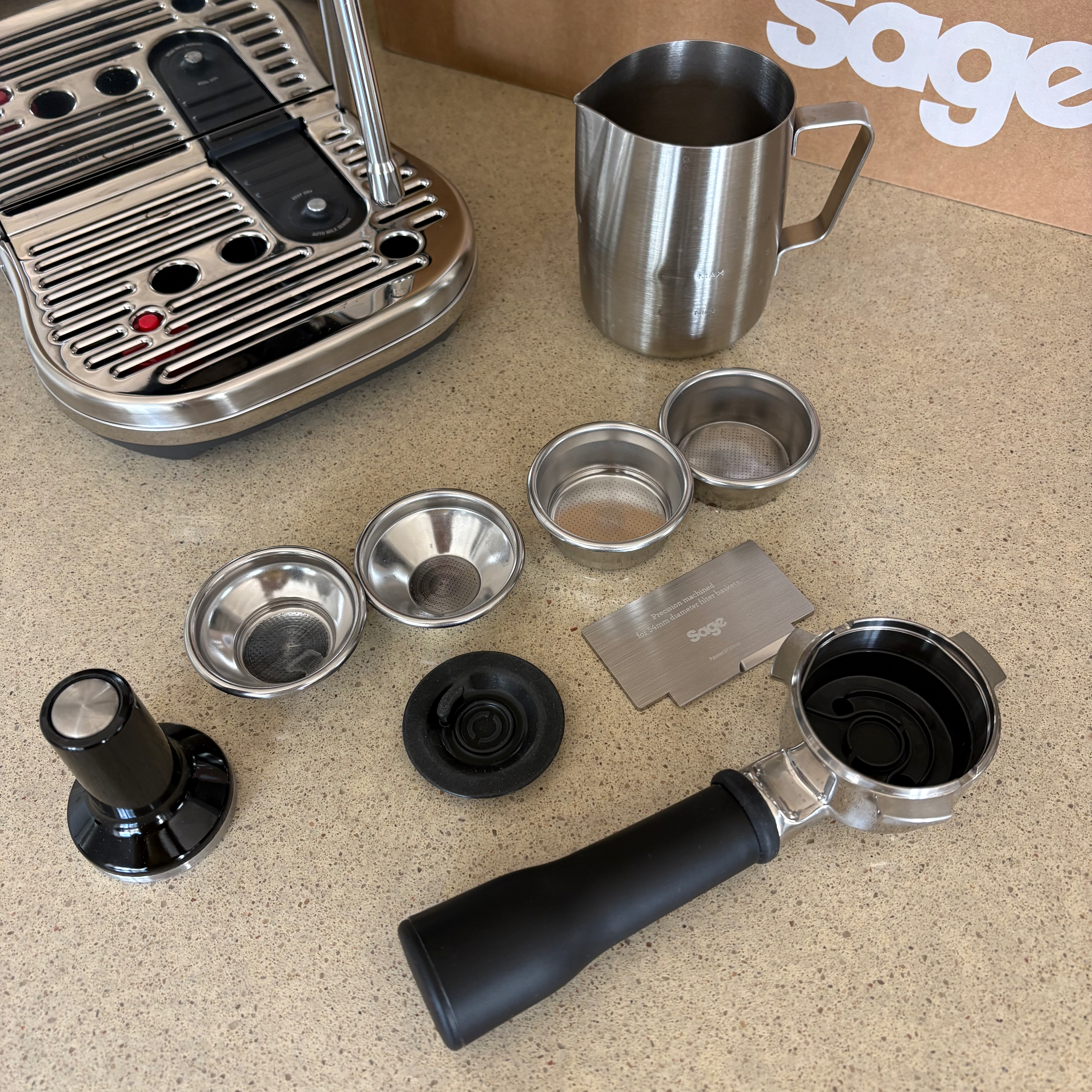 Using the Sage Bambino Plus coffee machine at home