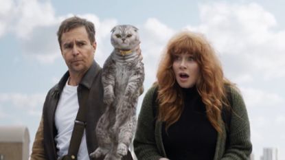 Sam Rockwell and Bryce Dallas Howard in Argylle