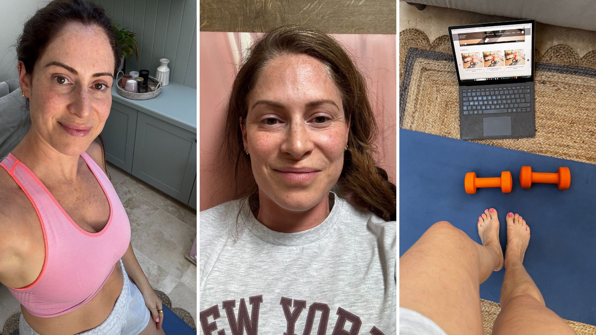 Health writer Anna trying Caroline's Circuits workouts every day