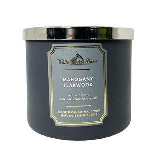 White Barn Mahogany Teakwood Scented Candle