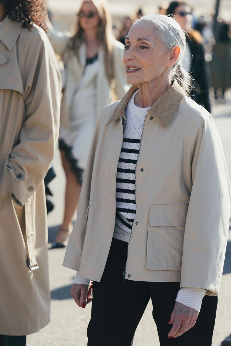 fashion insiders attend day 1 of paris fashion week wearing neutral outfits