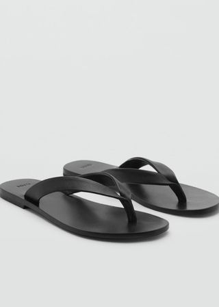 Leather Straps Sandals - Women