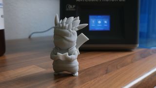 resin printed statue of Pikachu