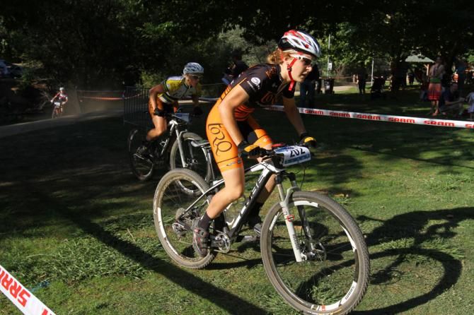Emily Parkes leads Katherine O'Shea