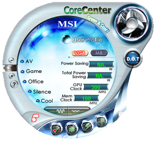 MSI Core Center