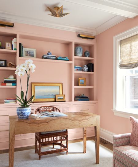 Benjamin Moore Peach Pink Paint