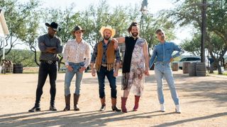 Queer Eye Season 6 - Karamo Brown, Antoni Porowski, Bobby Berk, Jonathan Van Ness, Tan France (L-R)