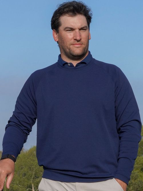 Crown Pique Performance Crewneck