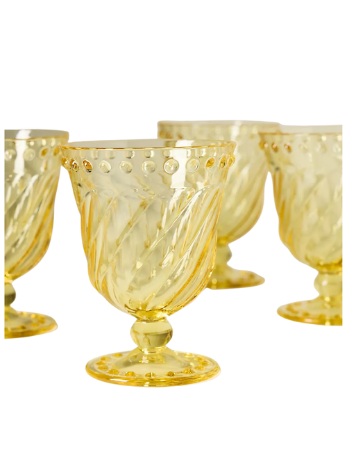 Esther Acrylic Goblets, Set of 4