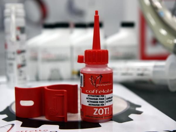 Effetto Mariposa says its new Zot! Instantly polymerizes its Caffelatex sealant solution to help plug bigger holes and tears.