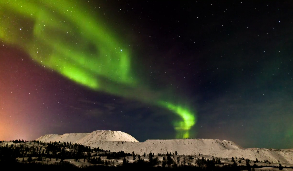 Norwegian photographer and skywatcher Terje Sorgjerd created an amazing video of the March 2011 auroras, or northern lights, which appear in this still from his project, entitiled &quot;The Aurora.”