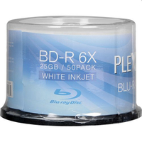 PlexDisc 25GB Blank BD-R disc - $20.95 for 50 at BHphotovideo.com